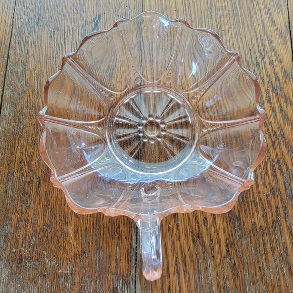 Anchor Hocking Pink Glass Candy Dish - Picture 1 of 5